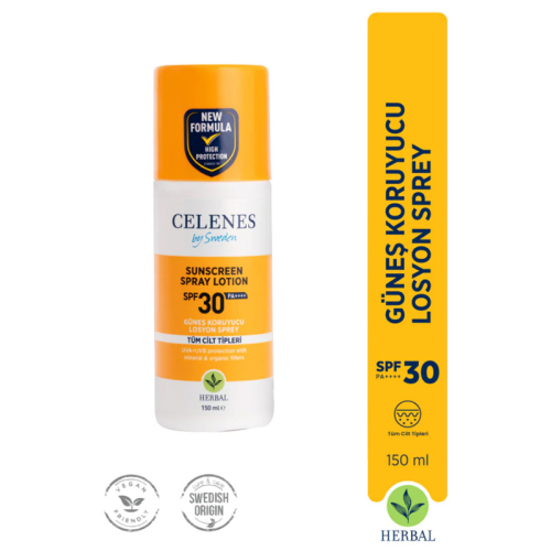 Celenes By Sweden Herbal Güneş Koruyucu Losyon Spf30+ Sprey 150 ml - 2