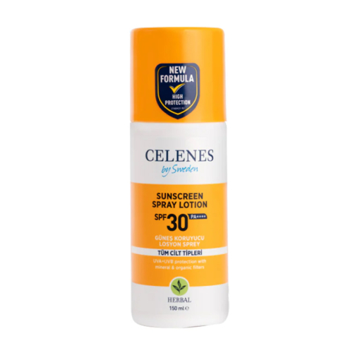 Celenes By Sweden Herbal Güneş Koruyucu Losyon Spf30+ Sprey 150 ml - Celenes By Sweden