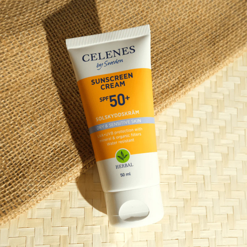 Celenes By Sweden Herbal Kuru ve Hassas Ciltler İçin Güneş Kremi SPF50+ 50 ml - 4