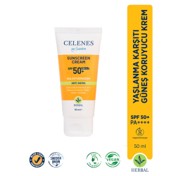 Celenes By Sweden Herbal Yaşlanma Karşıtı SPF50+ Güneş Kremi 50 ml - 2