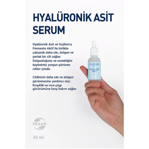 Celenes By Sweden Yoğun Nemlendirici Rena Hyaluronic Asit Serum Fermante 30 ml - 3