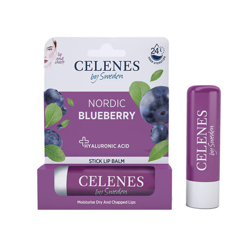 Celenes By Sweden Nordic Blueberry Stick Lip Balm 4,8 gr - Celenes By Sweden