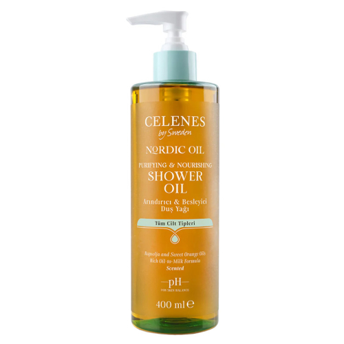 Celenes By Sweden Nordic Oil Besleyici Duş Yağı 400 ml - Celenes By Sweden