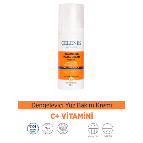 Celenes By Sweden Sea Buckthorn Dengeleyici Yüz Bakım Kremi 50 ml - 2