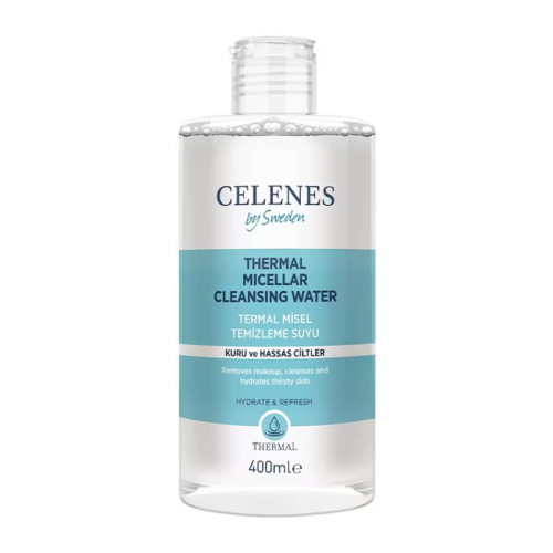 Celenes By Sweden Thermal Misel Temizleme Suyu-Kuru ve Hassas Ciltler 400 ml - Celenes By Sweden