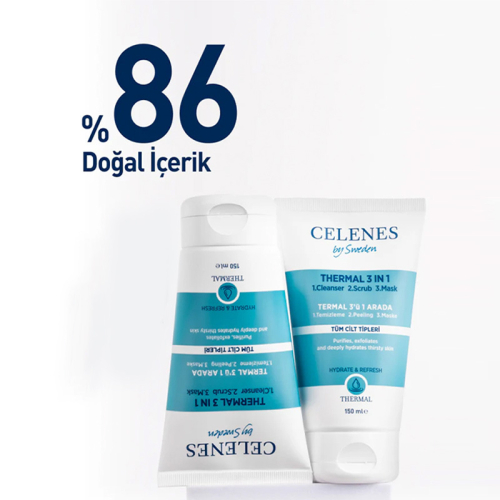 Celenes By Sweden Thermal Yıkama Peeling Maske 150 ml - 3