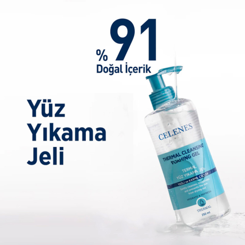 Celenes By Sweden Thermal Yüz Yıkama Jeli 250 ml -Yağlı ve Karma Cilt - 3