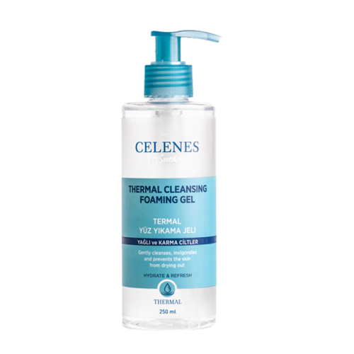 Celenes By Sweden Thermal Yüz Yıkama Jeli 250 ml -Yağlı ve Karma Cilt - Celenes By Sweden