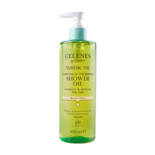 Celenes Nourishing Shower Oil Sensitive Skin 400 ml - Celenes By Sweden