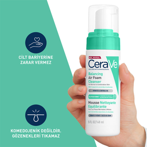 CeraVe Balancing Air Foam Cleanser 148 ml - 3
