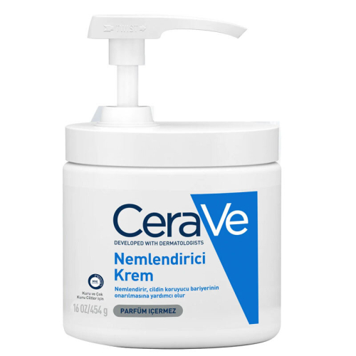 Cerave Nemlendirici Yüz Ve Vücut Kremi - Kuru Ciltler İçin Seramid Ve Hyalüronik Asit İçerikli 454 gr - Pompalı - Cerave
