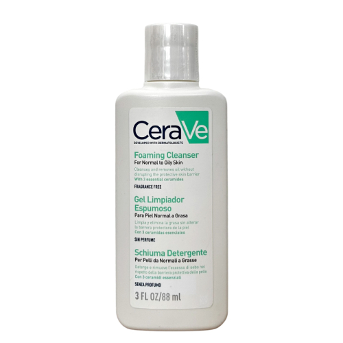 CeraVe Normal Ve Yağlı Ciltler İçin Köpüren Temizleyici 88 ml - Cerave