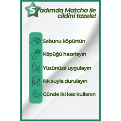 ChaNoSui Matcha Yüz Temizleme Sabunu 100 gr - 3