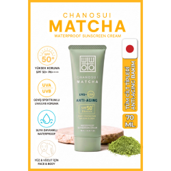 ChaNoSui Yaşlanma Karşıtı Matcha Özlü Güneş Kremi SPF50+ 70 ml - 2