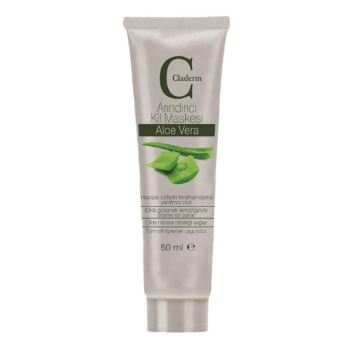 Claderm Aloe Vera İçerikli Kil Maskesi 50 ml - Claderm