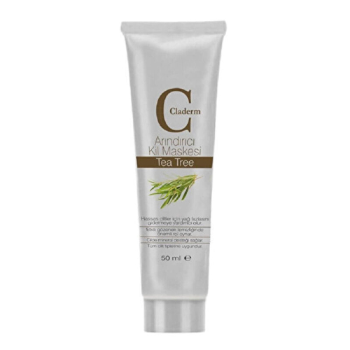 Claderm Çay Ağacı İçerikli Kil Maskesi 50 ml - Claderm