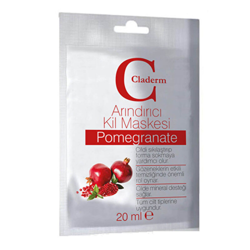 Claderm Nar İçerikli Arındırıcı Kil Maskesi 20 ml - 1