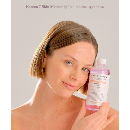 Clara Hygienics Calming Cica Leke Karşıtı Yüz ve Vücut Gece Toniği 400 ml - 5