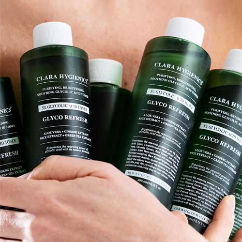 Clara Hygienics Glyco Refresh 5% Glikolik Asit Leke Karşıtı Vegan Yüz ve Vücut Tonik 200 ml - 5