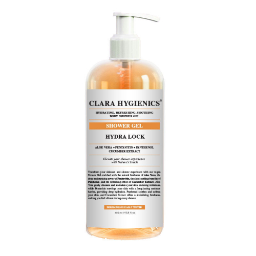 Clara Hygienics Hydra Lock Nemlendirici Yüz ve Vücut Duş Jeli 400 ml - Clara Hygienics