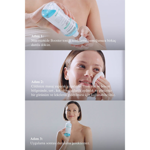 Clara Hygienics Niacinamide Booster Sıkılaştırıcı Yüz ve Vücut Toniği 400 ml - 4