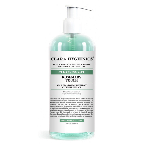 Clara Hygienics Rosemary Touch Pha Yüz Temizleme Jeli 400 ml - Clara Hygienics