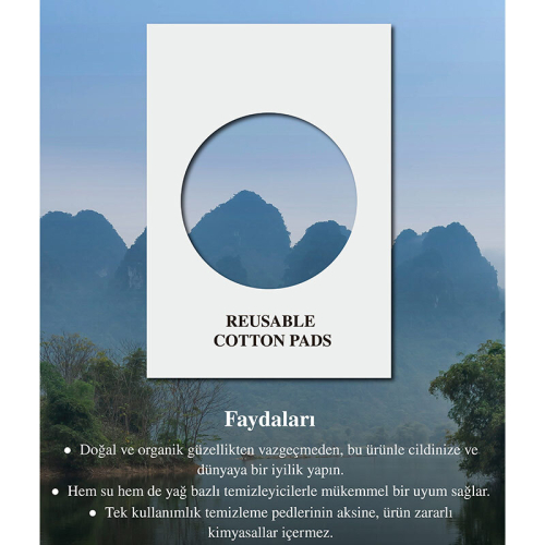 Clara Hygienics Yeniden Kullanılabilir Makyaj Temizleme Pedi 3 Adet - 3