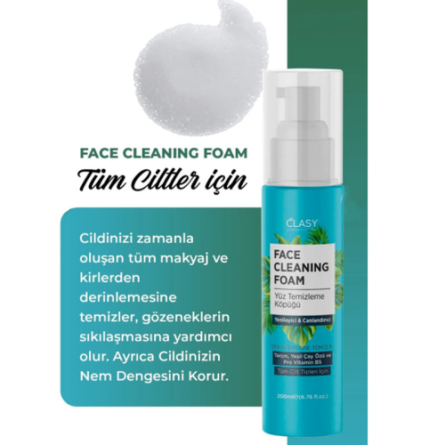 Clasy Care Care Provitamin B5 Yüz Temizleme Köpüğü 200 ml - 2