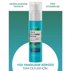 Clasy Care Care Provitamin B5 Yüz Temizleme Köpüğü 200 ml - 3