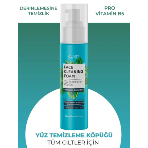 Clasy Care Care Provitamin B5 Yüz Temizleme Köpüğü 200 ml - 3