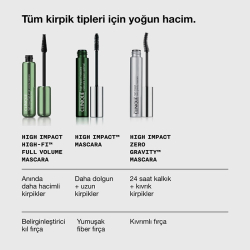 Clinique High Impact High-Fi Yoğun Hacim Veren Siyah Maskara 10 ml - 01 Intense Black - 4