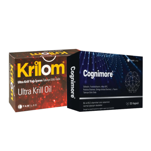 Cognimore 30 Kapsül + Krilom Ultra Krill Oil Takviye Edici Gıda 30 Kapsül - 1