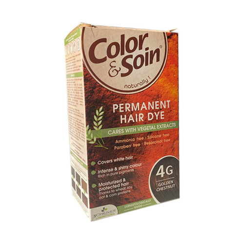 Color and Soin Saç Boyası 4G - Golden Chestnut - Color Soin