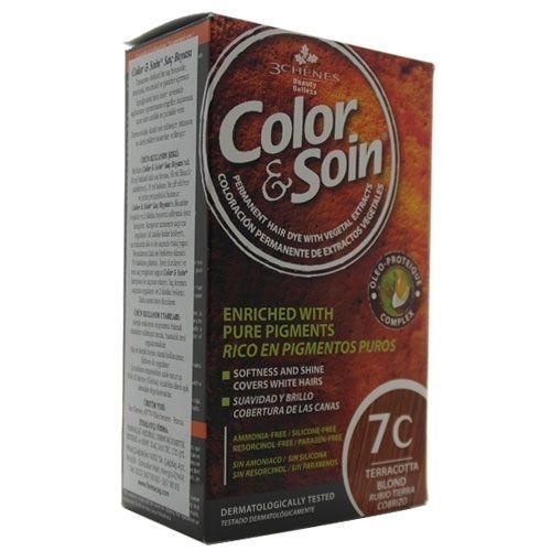 Color and Soin Saç Boyası 7C Terracotta Sarısı - Color Soin