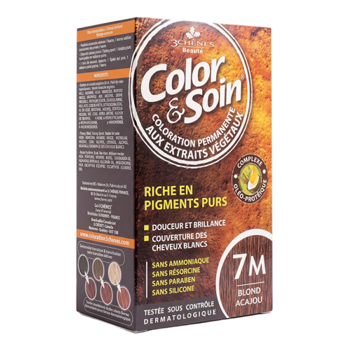Color and Soin Saç Boyası 7M Maun Sarısı - Color Soin
