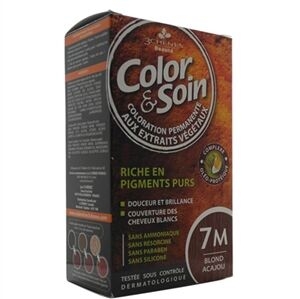 Color and Soin Saç Boyası 7M Maun Sarısı - Color Soin