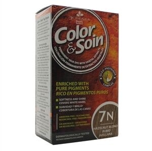 Color and Soin Saç Boyası 7N Fındık Sarısı - Color Soin