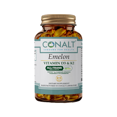 Conalt Emelon Vitamin D3K2 Takviye Edici Gıda 60 Jel Kapsül - 1