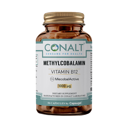 Conalt Methylcobalamin Vitamin B12 Takviye Edici Gıda 50 Kapsül - 1