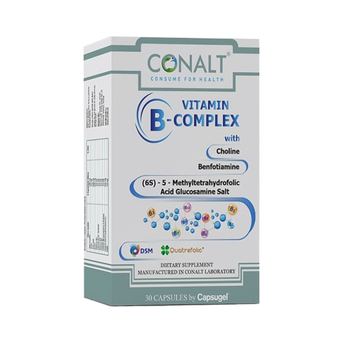 Conalt Vitamin B Complex Takviye Edici Gıda 30 Kapsül - Conalt