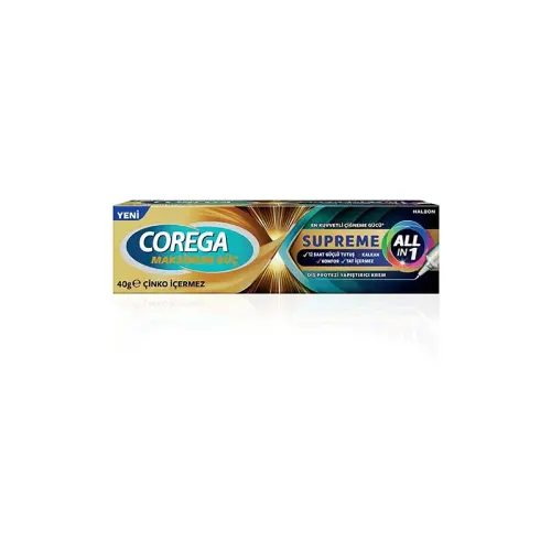 Corega Supreme Maksimum Güç Diş Protezi Yapıştırıcı Krem 40 gr - Corega