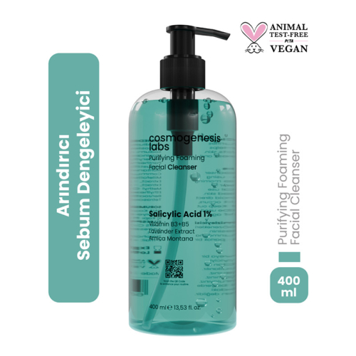 Cosmogenesis Labs Arındırıcı Yüz Temizleme Jeli 400 ml - 2