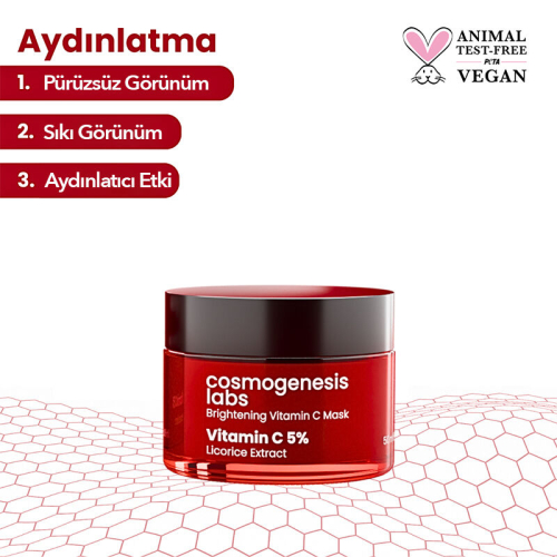 Cosmogenesis Labs Aydınlatıcı C Vitamini Maske 50 ml - 3