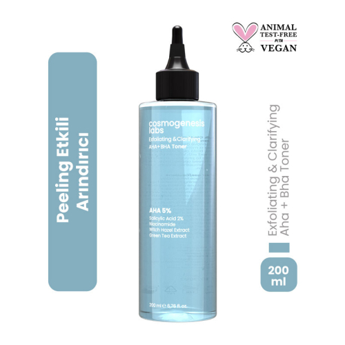 Cosmogenesis Labs Peeling Etkili Arındırıcı AHA ve BHA Tonik 200 ml - 2