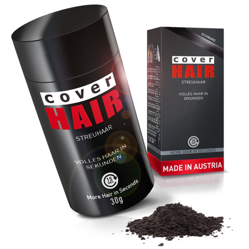 Cover Hair Saç Fiberi Toz - Siyah 30gr - Cover Hair
