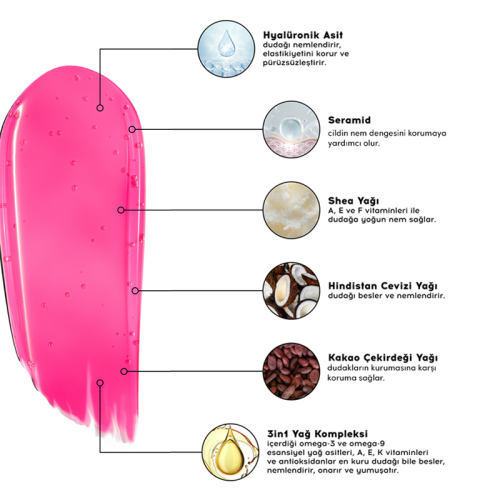 Cream Co. 3in1 Lip Balm 10 ml - Bubblegum - 3