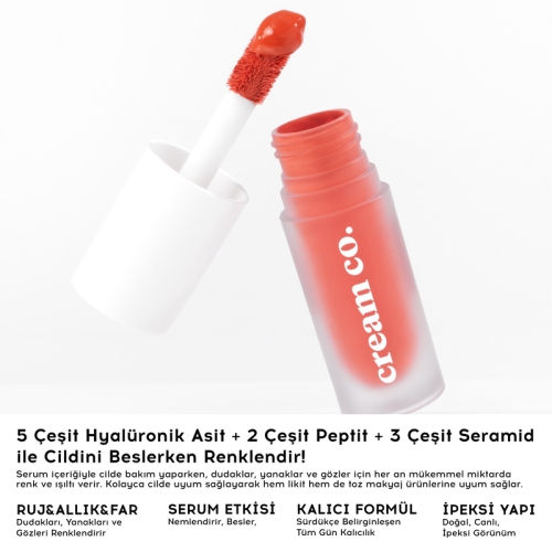 ​Cream Co Glow Tint 5 ml - 503 Warm Peach - 2