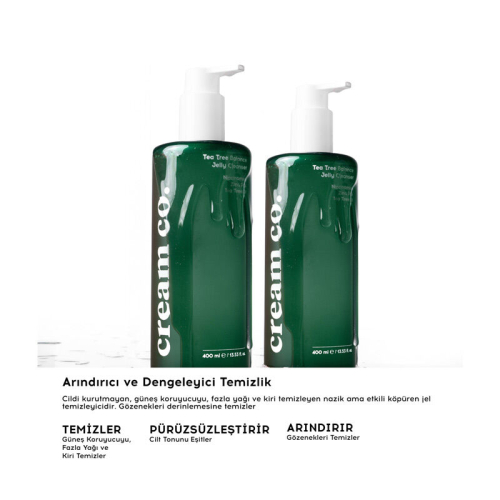 Cream Co. Tea Tree Balance Jelly Cleanser 400 ml - 2