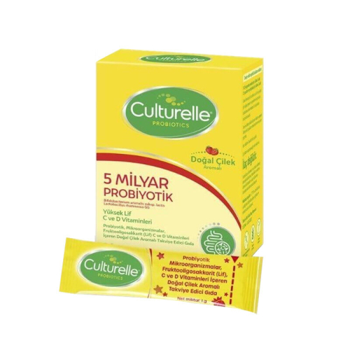 Culturelle Kids Doğal Çilek Aromalı Probiyotik 30 Saşe - Culturelle
