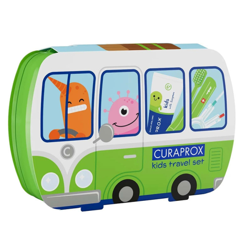 Curaprox Çocuk Seyahat Seti Yeşil - Curaprox